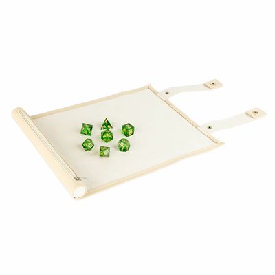 DICE SCROLL MAT &amp; CASE - WHITE