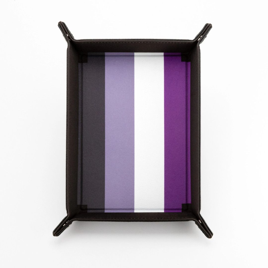 DICE TRAY PRIDE FLAG ASEXUAL