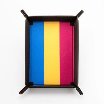 DICE TRAY PRIDE FLAG PANSEXUAL