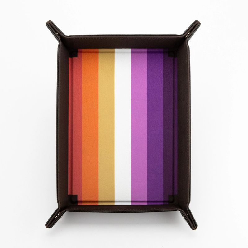 DICE TRAY PRIDE FLAG LESBIAN