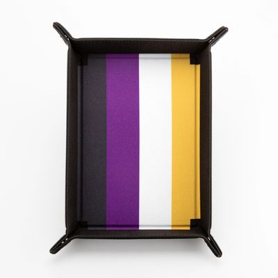DICE TRAY PRIDE FLAG NONBINARY