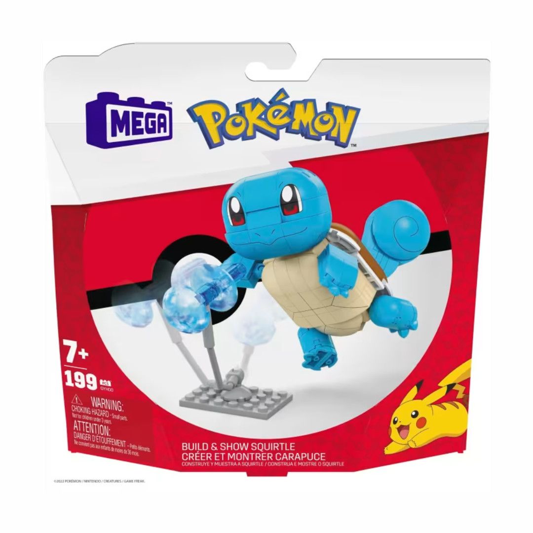 MEGA CONSTRUX POKEMON BUILD &amp; SHOW SQUIRTLE