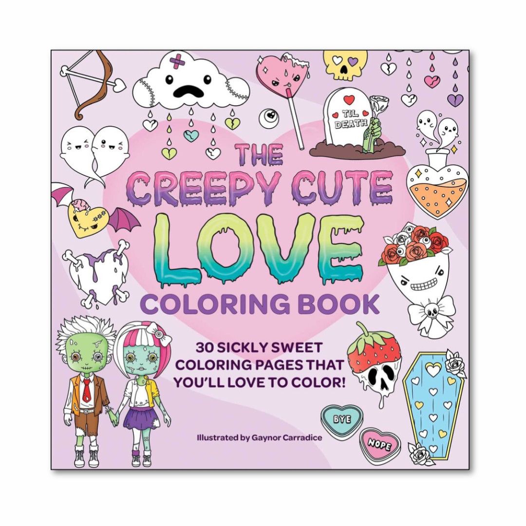 COLORING BOOK CREEPY CUTE LOVE