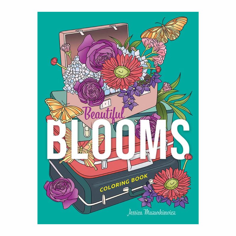 COLORING BOOK BEAUTIFUL BLOOMS