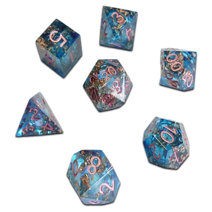 chro DICE SET 7 CUBE MOLTEN ARCANA