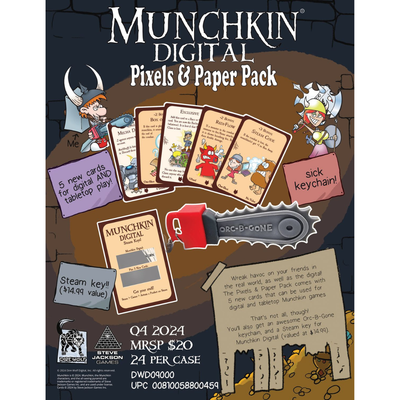 MUNCHKIN:  DIGITAL PIXLES &amp; PAPER PACK