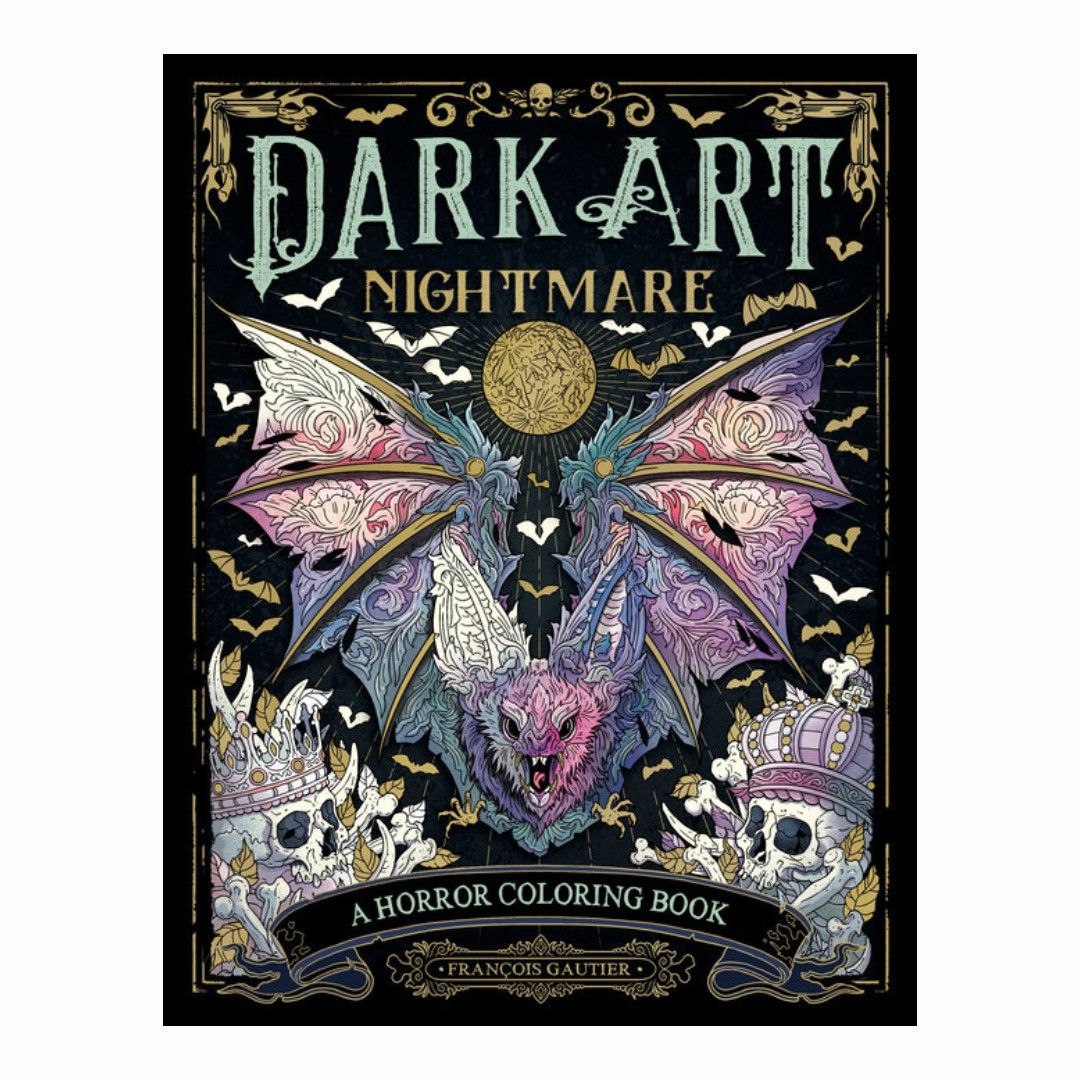 COLORING BOOK DARK ART NIGHTMARE