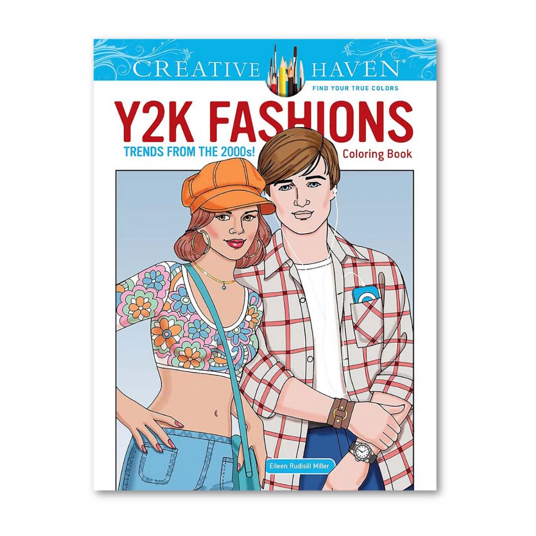 COLORING BOOK Y2K FASHIONS: TRENDS FROM THE 2000s!