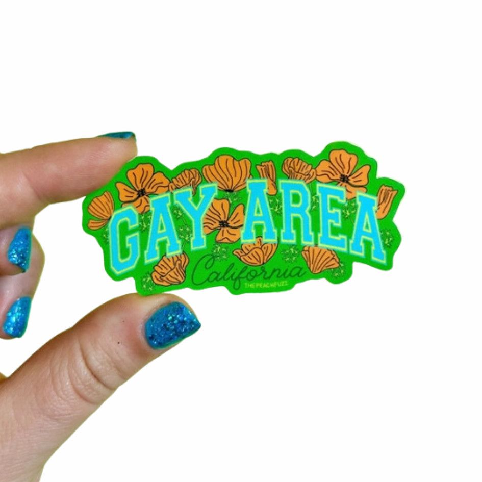 STICKER - GAY AREA