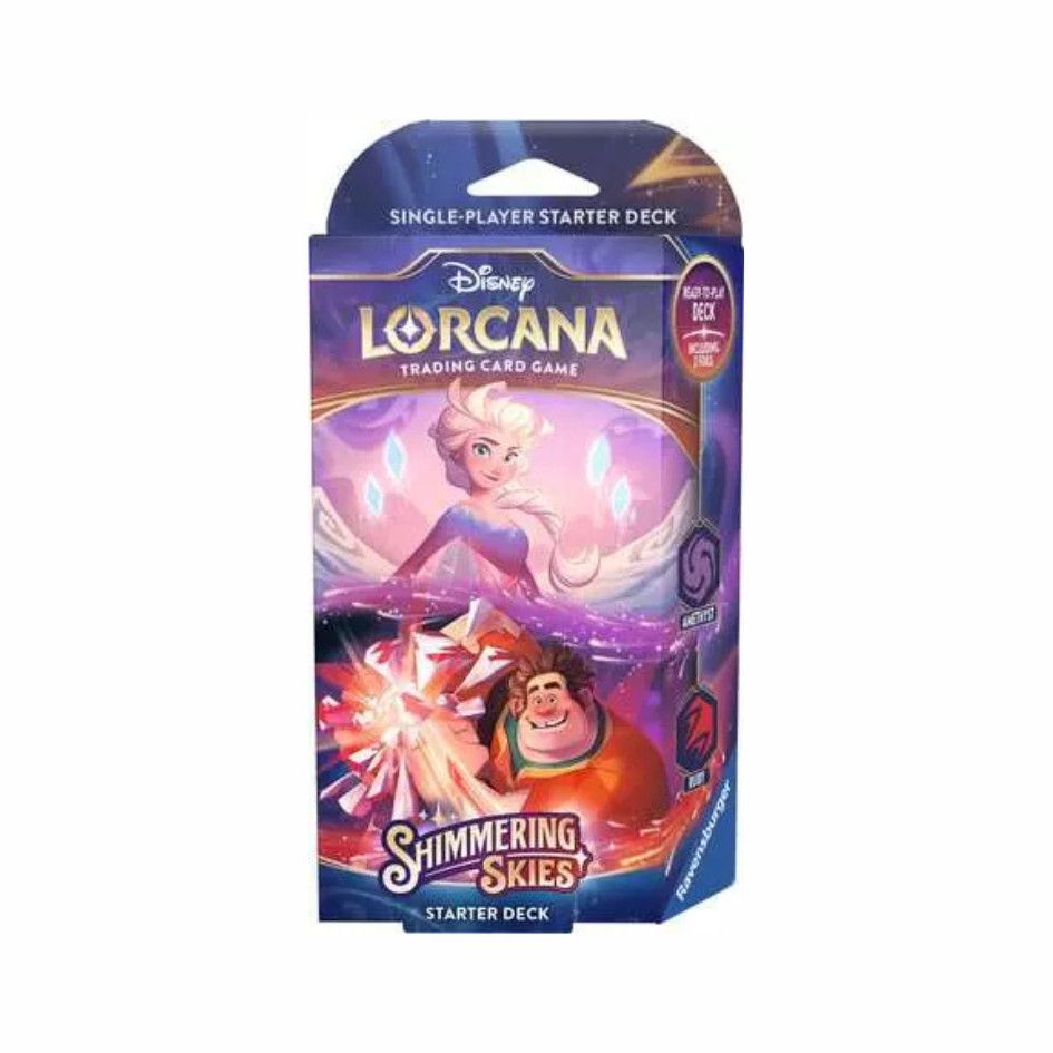 LORCANA TCG: SHIMMERING SKIES AMETHYST &amp; RUBY STARTER DECK