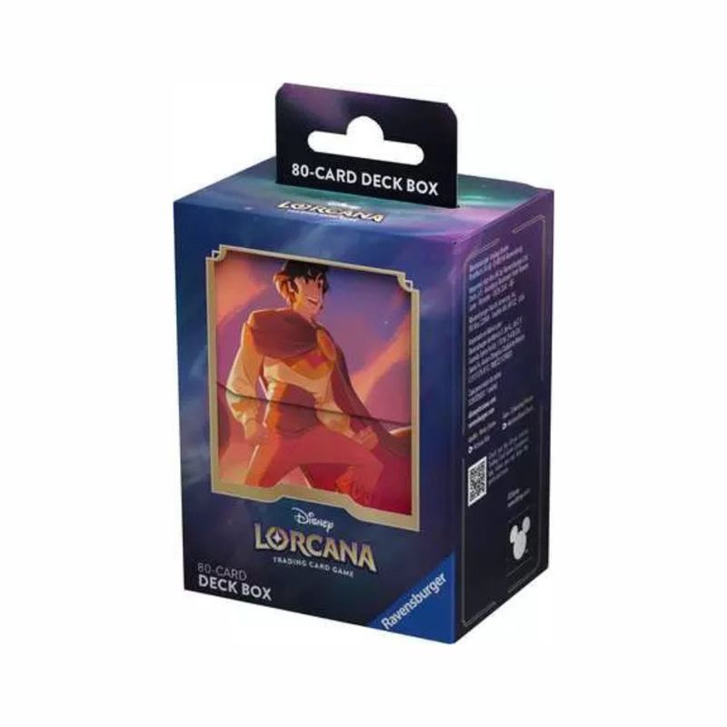 LORCANA TCG: SHIMMERING SKIES DECK BOX ALADDIN