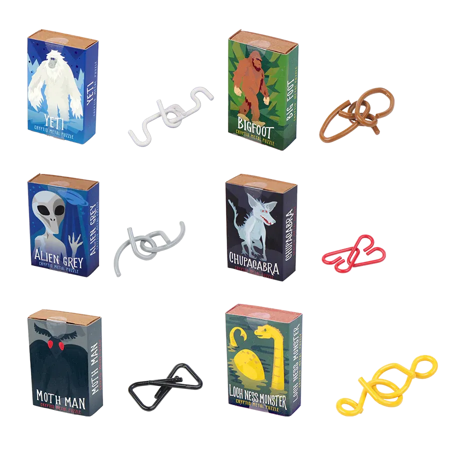 CRYPTID METAL PUZZLE ASSORTMENT