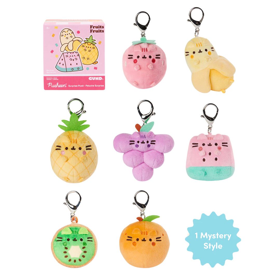 BLIND BOX PUSHEEN SQUISHEEN FRUIT ASSORTMENT 4&quot;