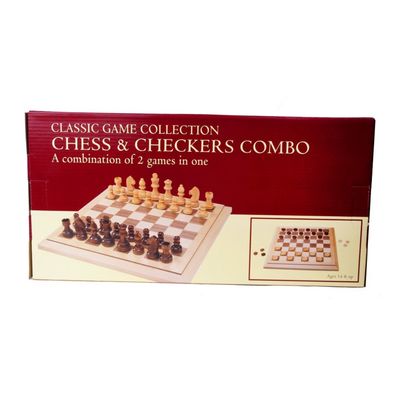 CHESS/CHECKERS COMBO FOLDING 15&quot;