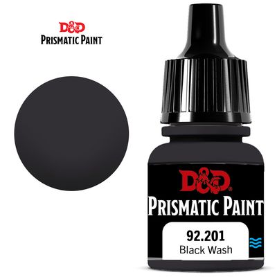 D&amp;D PRISMATIC PAINT: Black Wash 92.201