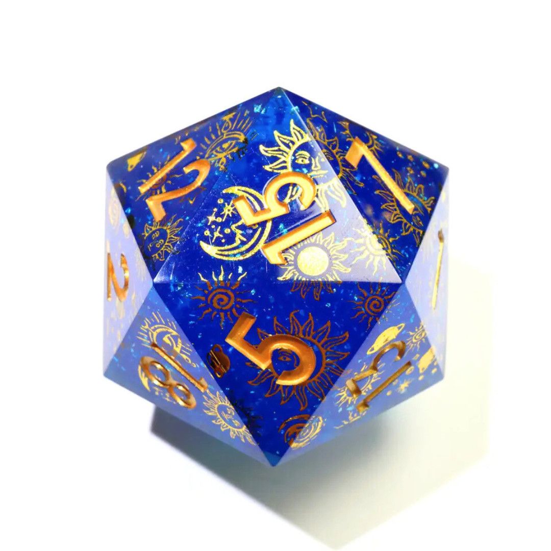 DICE D20 50mm ART CORE - CELESTIAL BODY