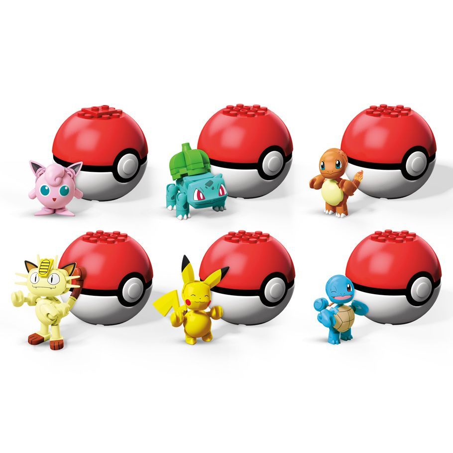 MEGA CONSTRUX POKEMON EVERGREEN POKEBALL ASSORTMENT