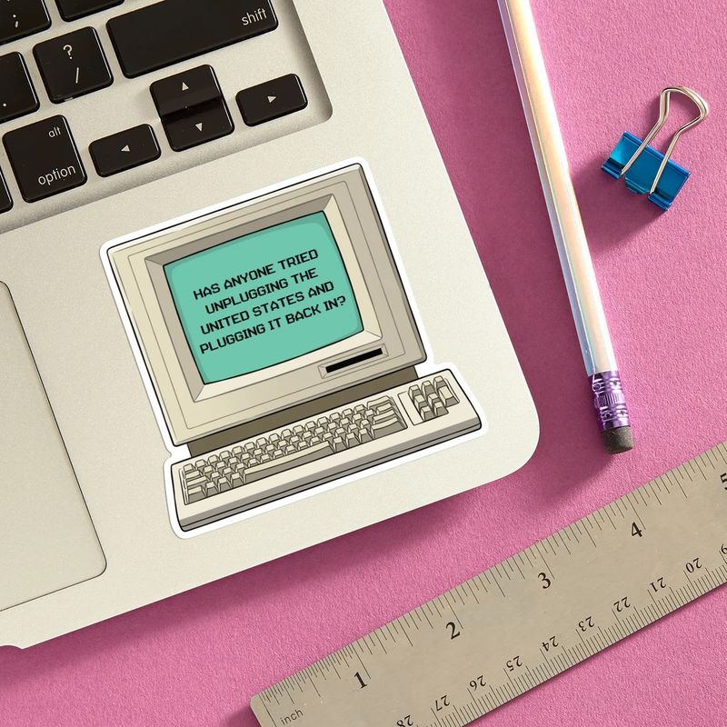 STICKER - UNPLUG THE UNITED STATES