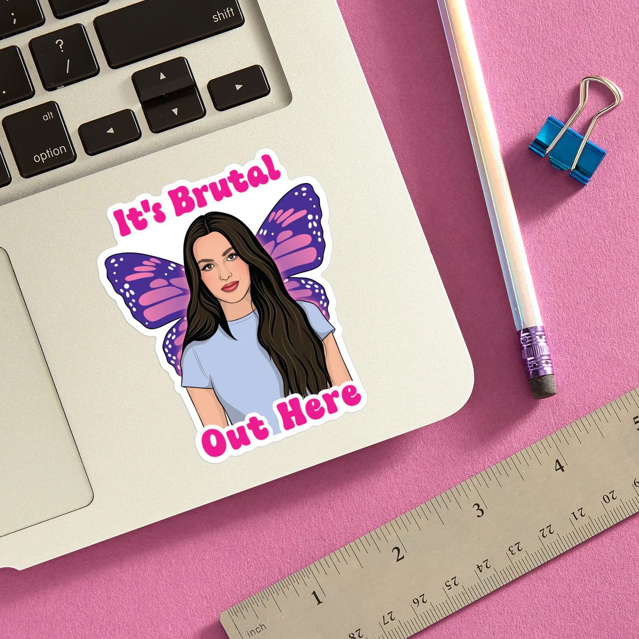 STICKER - OLIVIA IT&#39;S BRUTAL OUT HERE