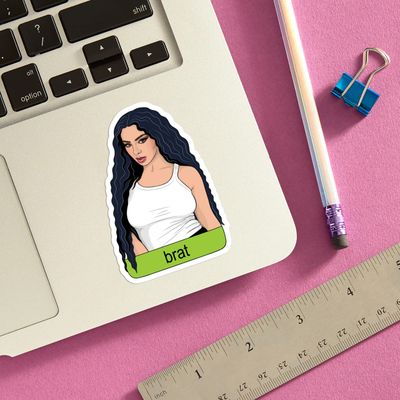 STICKER - BRAT