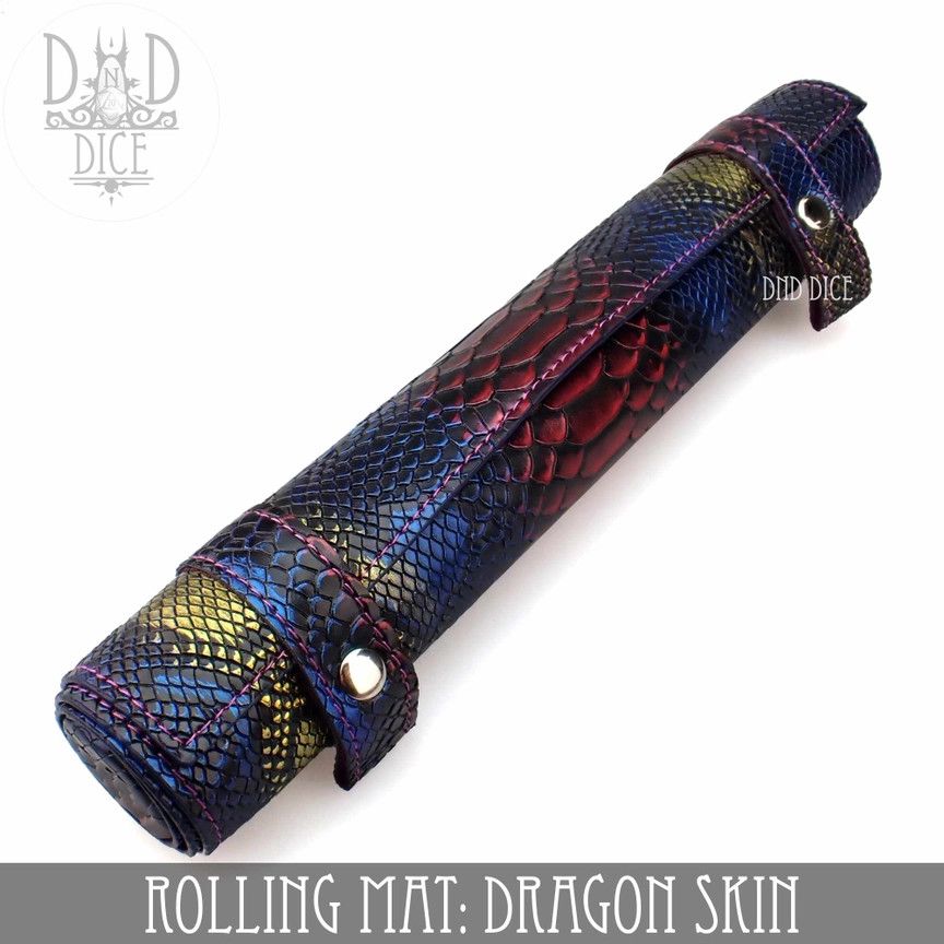 DICE SCROLL MAT &amp; CASE - DRAGON SKIN (MULTICOLOR)