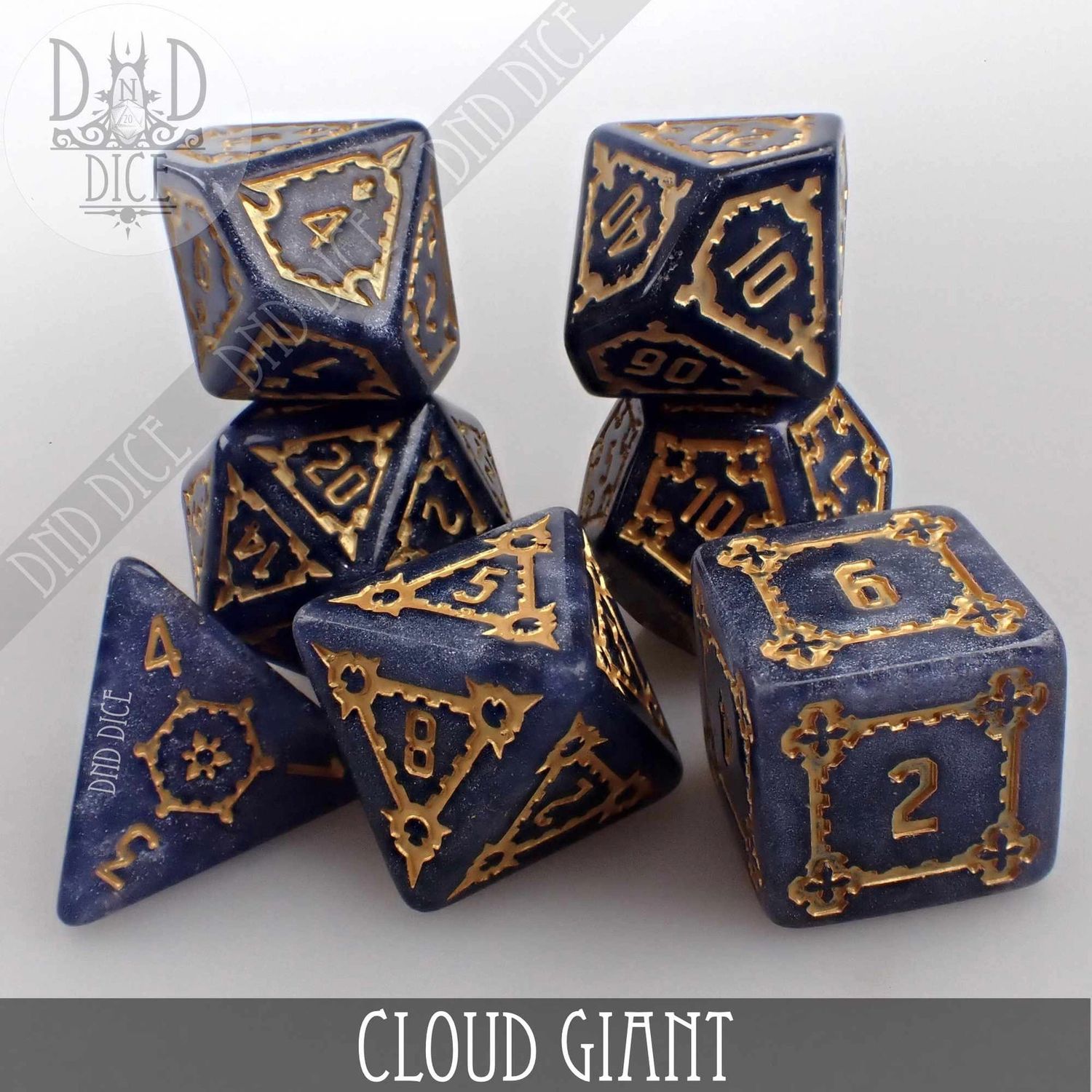 dnd DICE SET 7 OVERSIZED CLOUD GIANT