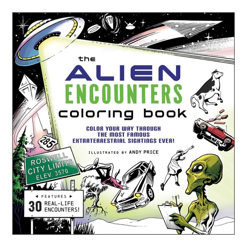 COLORING BOOK ALIEN ENCOUNTERS