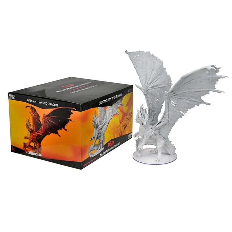 MINIS: D&amp;D: NOLZUR'S MARVELOUS MINIATURES: GARGANTUAN RED DRAGON