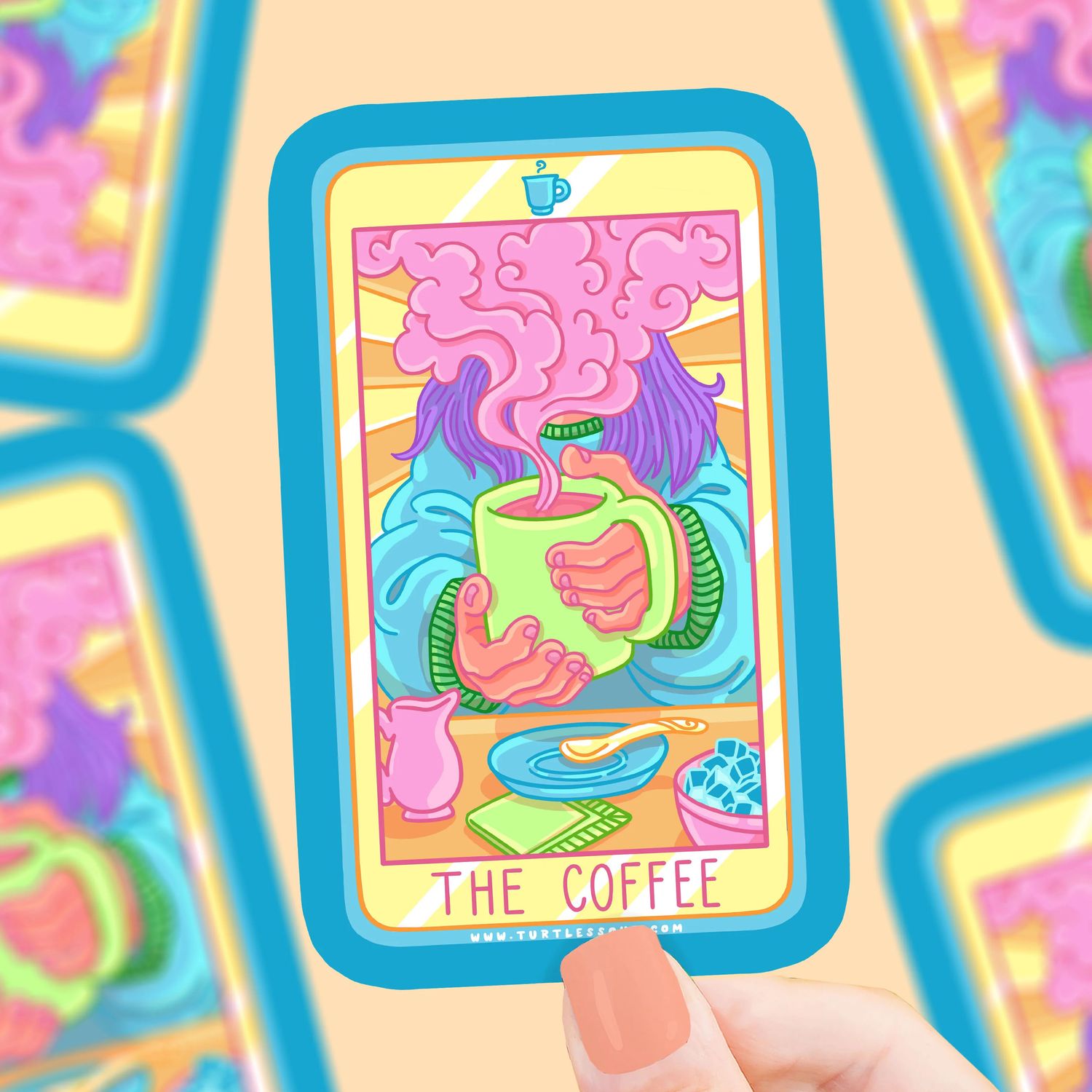 STICKER - TAROT THE COFFEE