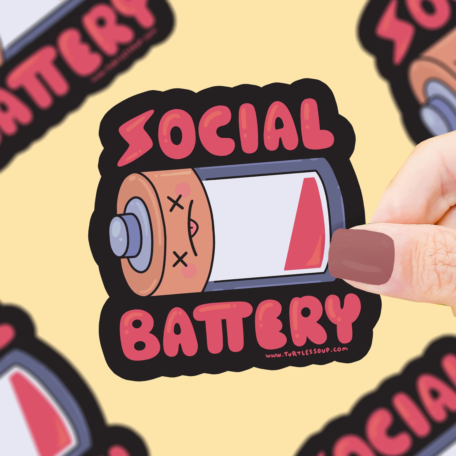 STICKER - SOCIAL BATTERY EMPTY