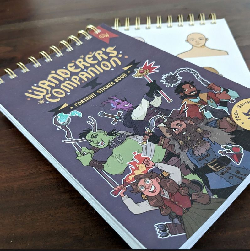 WANDERERS COMPANION PORTRAIT STICKER BOOK