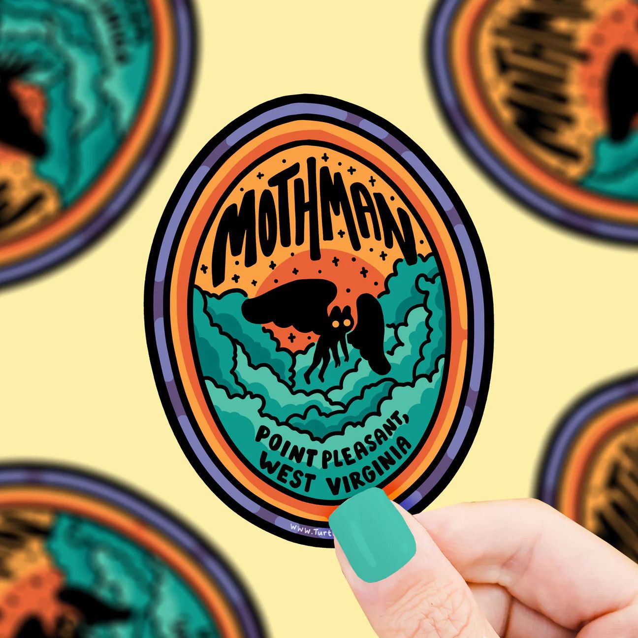 STICKER - MOTHMAN LOCATION SIGHTING