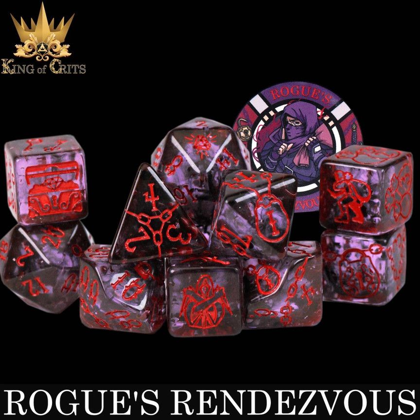 dnd DICE SET 11 ROGUE&#39;S RENDEZVOUS