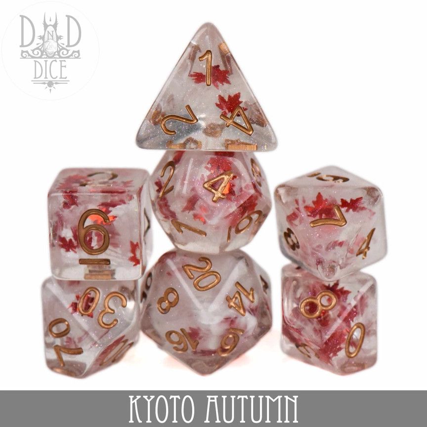 dnd DICE SET 7 KYOTO AUTUMN