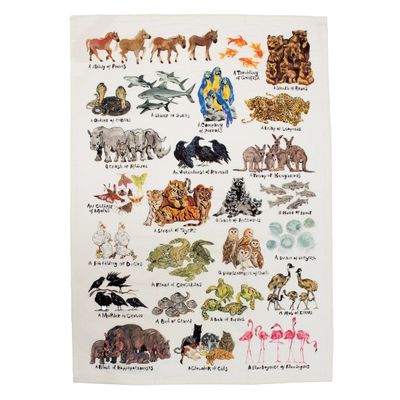 TOWEL - ANIMAL GROUPINGS