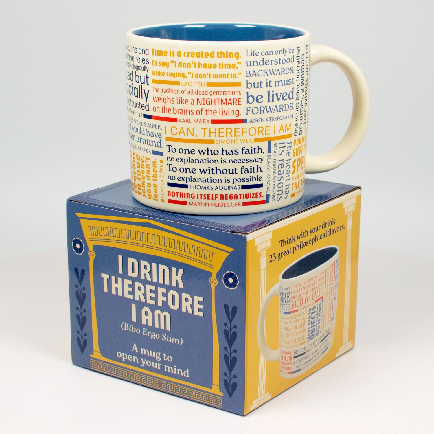 MUG: I DRINK THEREFORE I AM