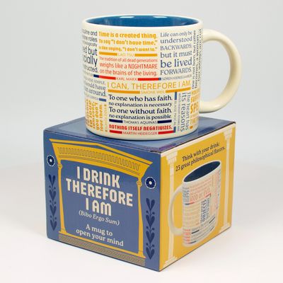MUG: I DRINK THEREFORE I AM