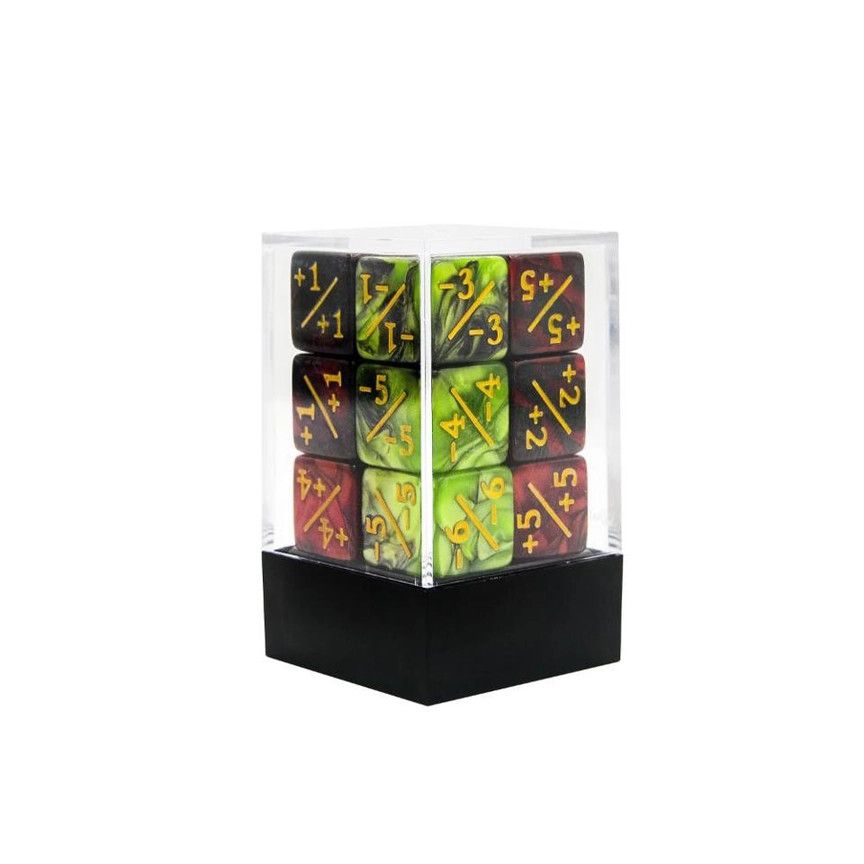 SPINDOWN D6 PACK PLUS &amp; MINUS - RED/GREEN