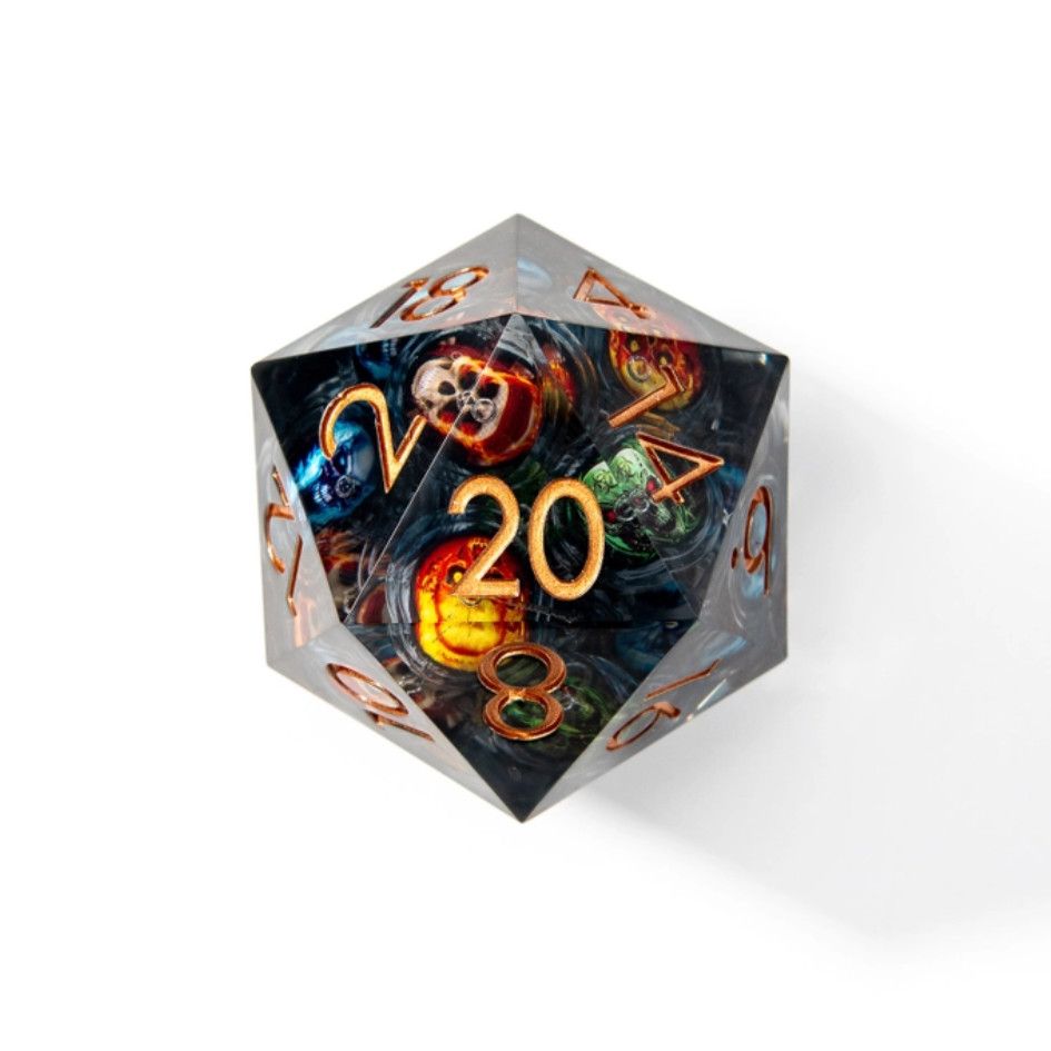 DICE D20 50mm MOVING LIQUID - SPECTRAL LEGION