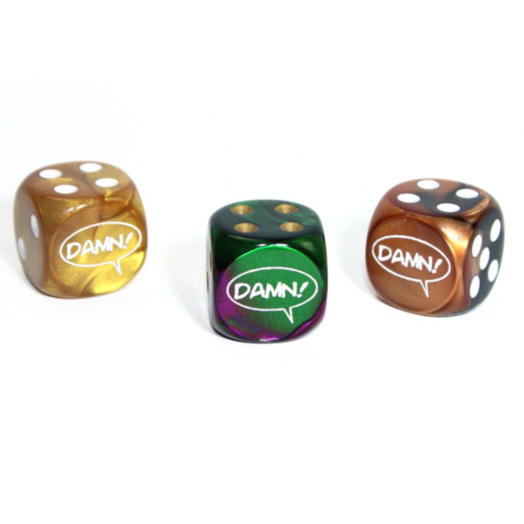 CUSTOM D6 16mm DAMN! (Assorted Colors)