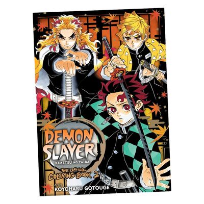 COLORING BOOK DEMON SLAYER: KIMETSU NO KAIBA