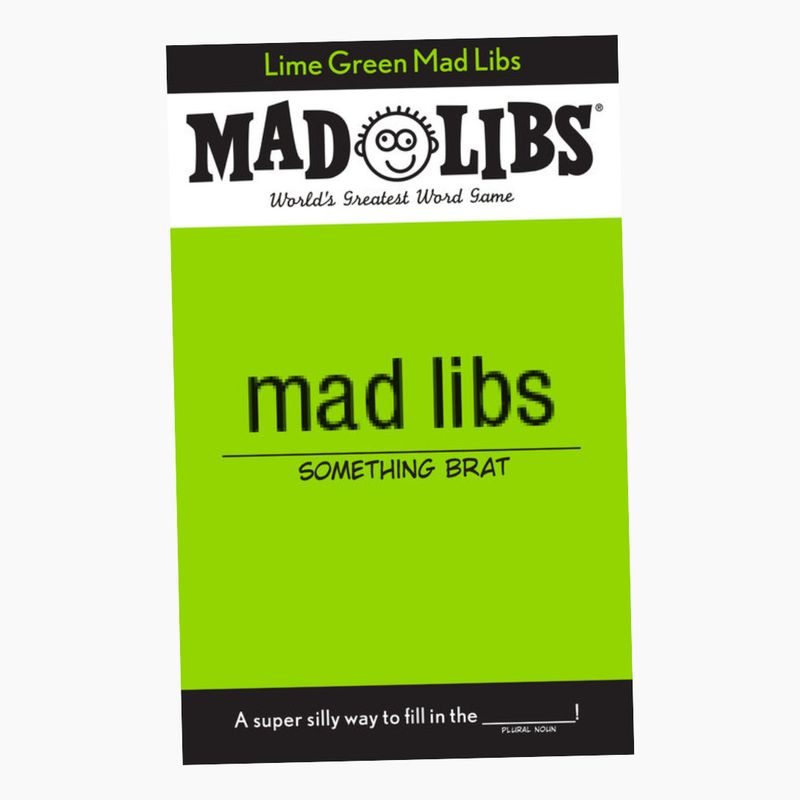 MAD LIBS LIME GREEN