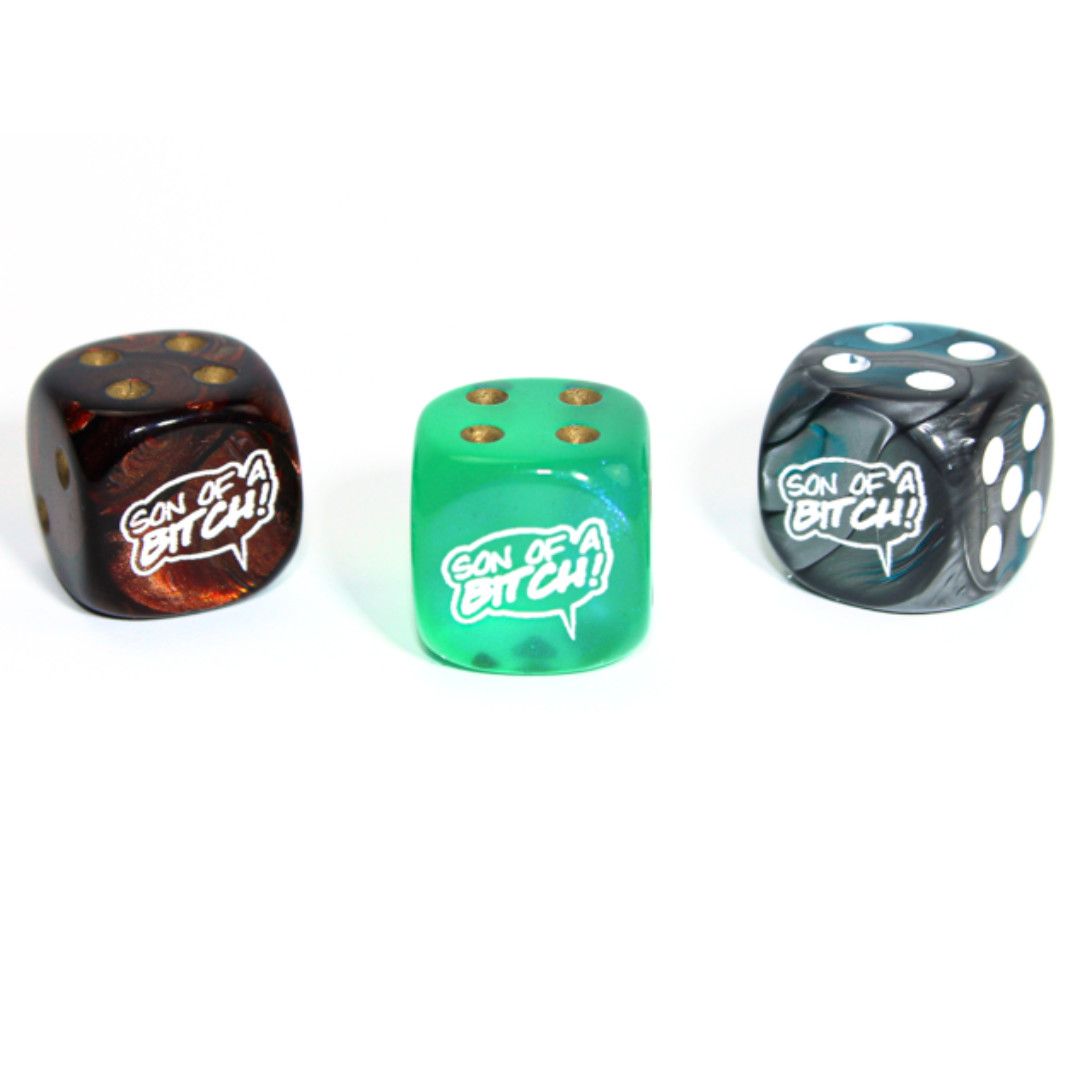 CUSTOM D6 16mm SON OF A BITCH! (Assorted Colors)