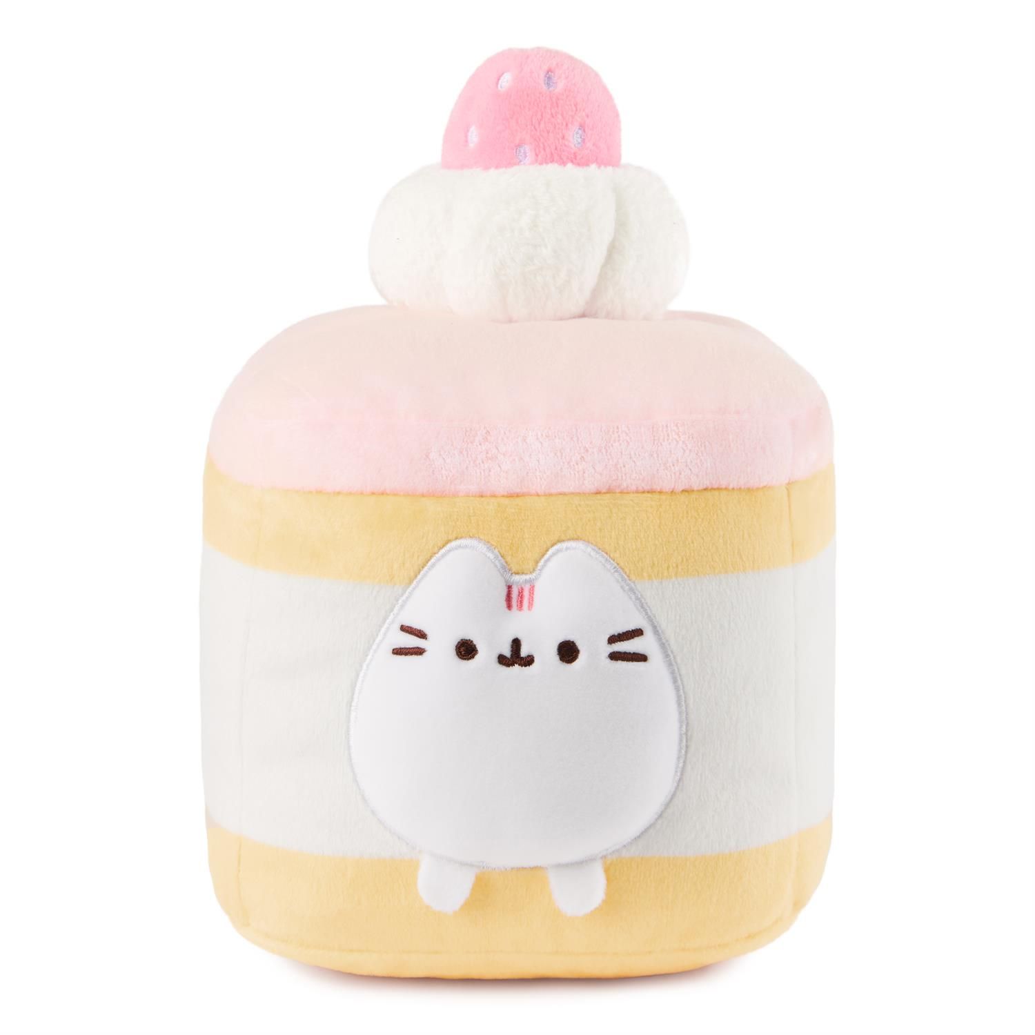 PUSHEEN STRAWBERRY SPONGE CAKE 6&quot;