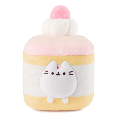 PUSHEEN STRAWBERRY SPONGE CAKE 6&quot;