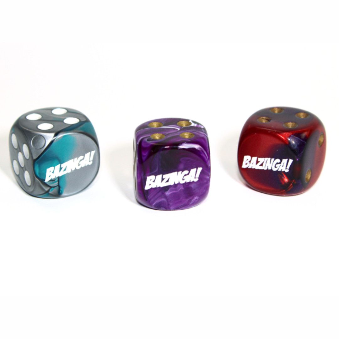 CUSTOM D6 16mm BAZINGA! (Assorted Colors)