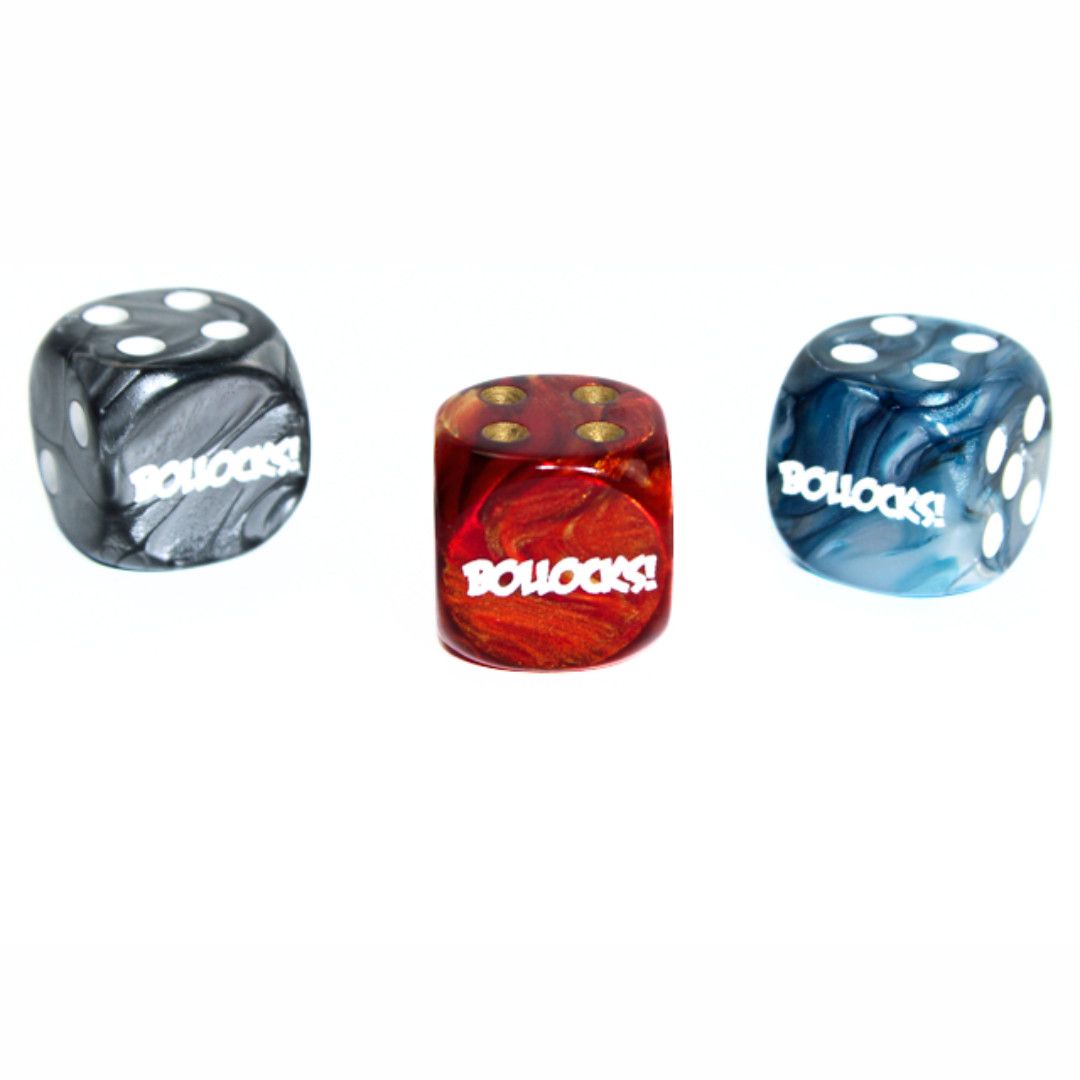 CUSTOM D6 16mm BOLLOCKS! (Assorted Colors)