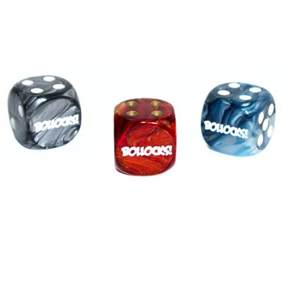 CUSTOM D6 16mm BOLLOCKS! (Assorted Colors)