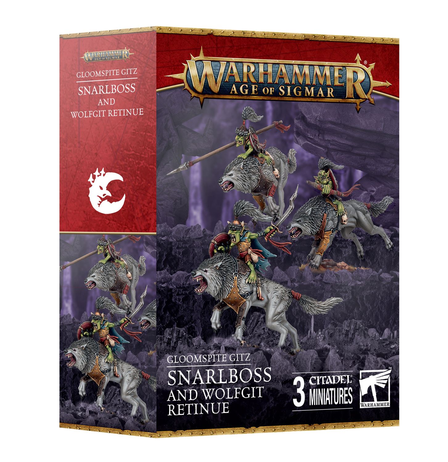 GLOOMSPITE GITZ: SNARLBOSS &amp; WOLFGIT RETINUE