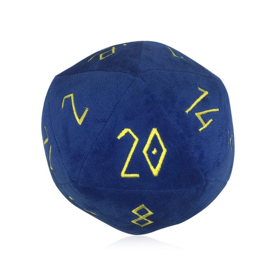 PLUSHIE BOULDER D20 170mm, Color: Noble Blue